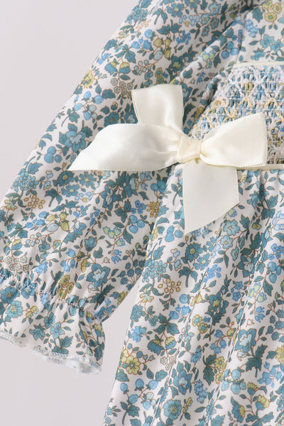 Meadow Smocked Bubble Romper