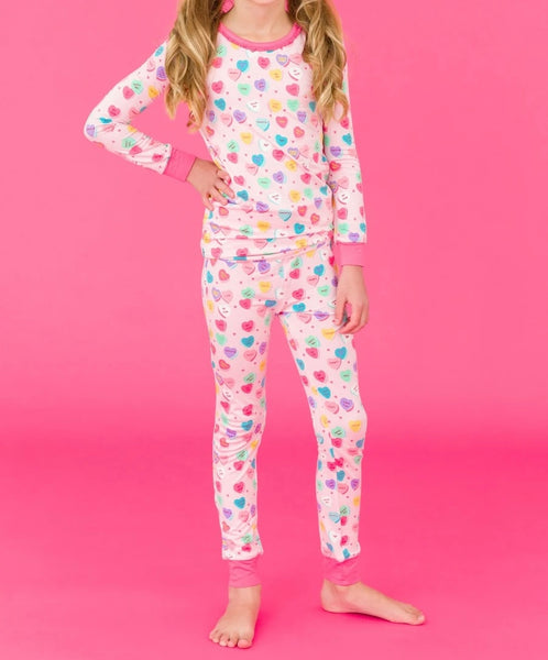 Candy Hearts Pajama Set