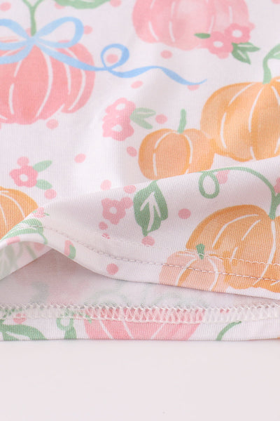 Pumpkin Bamboo Pajama: 2T