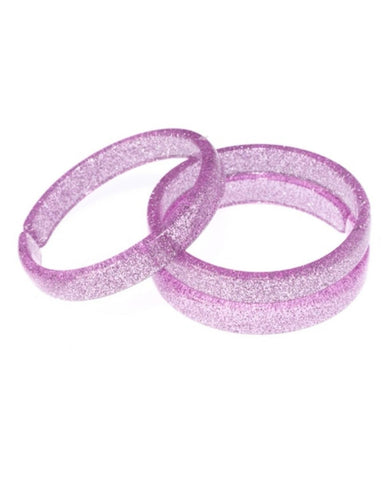 Glitter Lavender Bangles