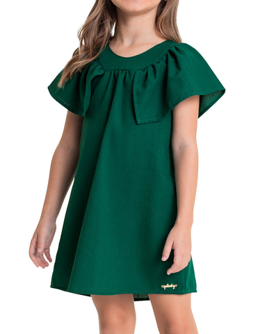 Hunter Green Woven Dress