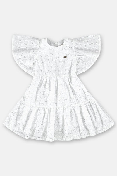 White Lace Dress: 12-24m, 3T, 6Y