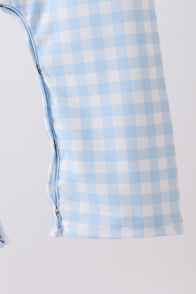 Blue Gingham Jon Jon