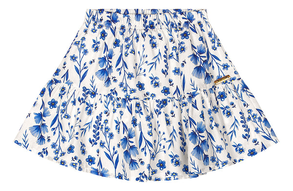 Santorini Floral Skirt Set: 4T (two left)