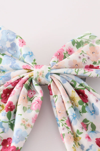 Charming Floral Hair Bow