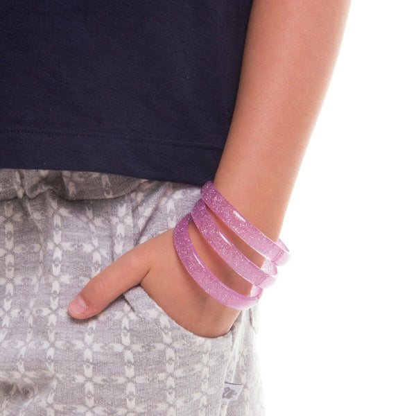 Glitter Lavender Bangles