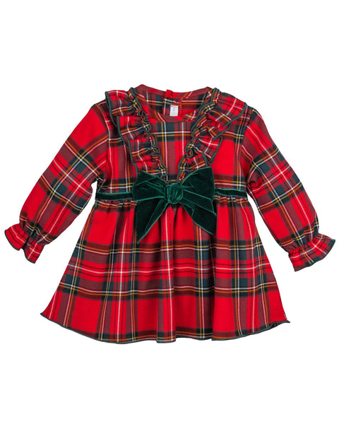 Red & Green Tartan Dress