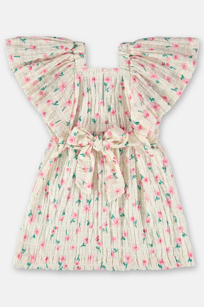 Daisies Woven Pleated Dress