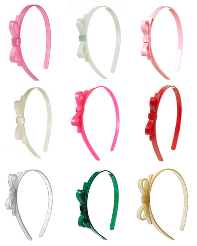 Thin Bow Headband (Variety of Colors)