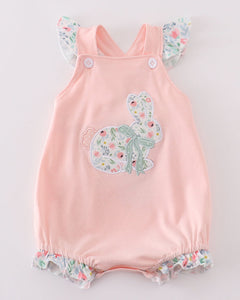 Floral Bunny Bubble Romper