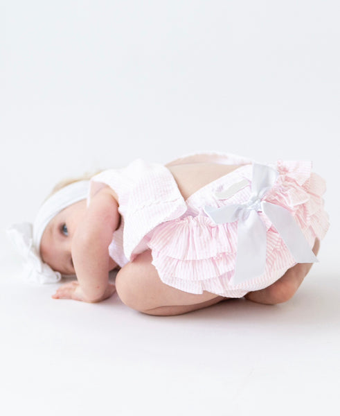 Swiss Dot Swing Top and Bloomer Set