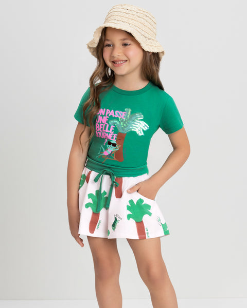 Island Vibes Girl Short Set