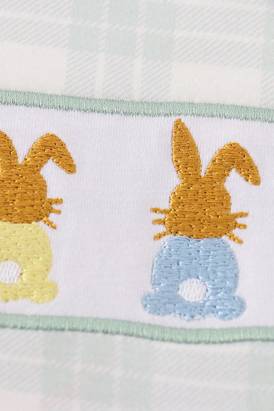 Sage Bunny Bubble Romper