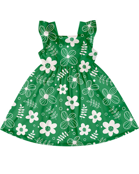 Green Floral Dress