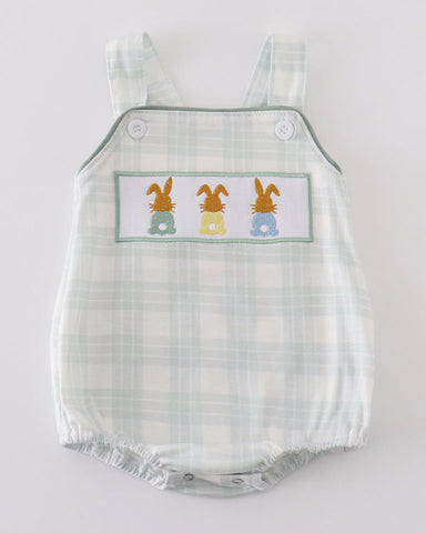 Sage Bunny Bubble Romper