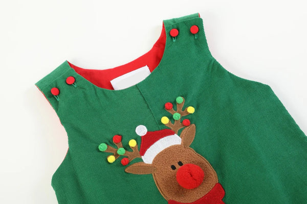 Green Reindeer Overall