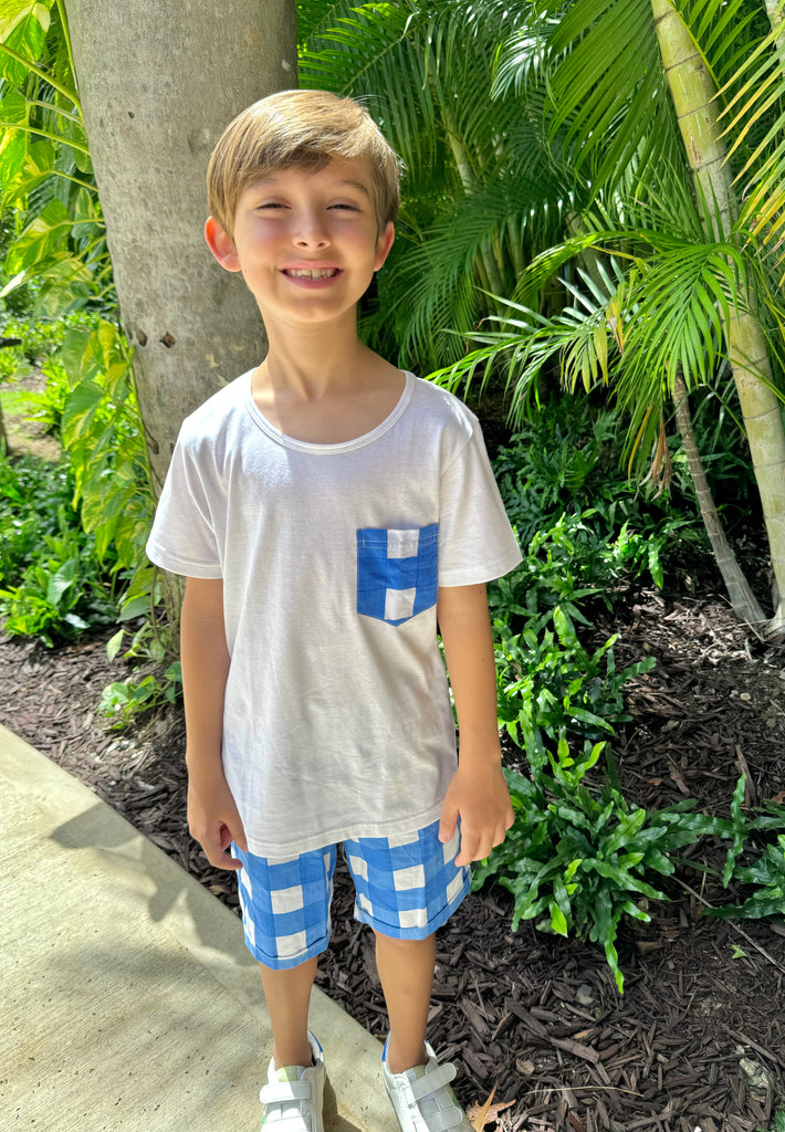 Amalfi Check Boy Set: 6-7Y & 7-8Y – Mauricio & Miranda Kid's Boutique
