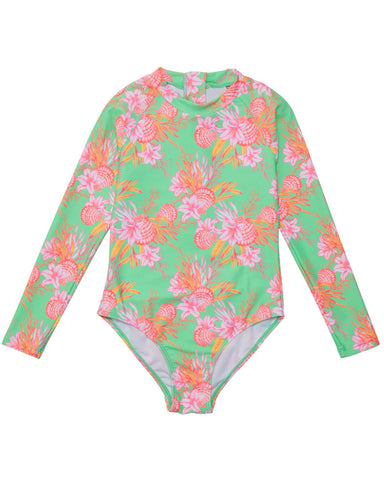 Seashells Long Sleeve Surf Suit