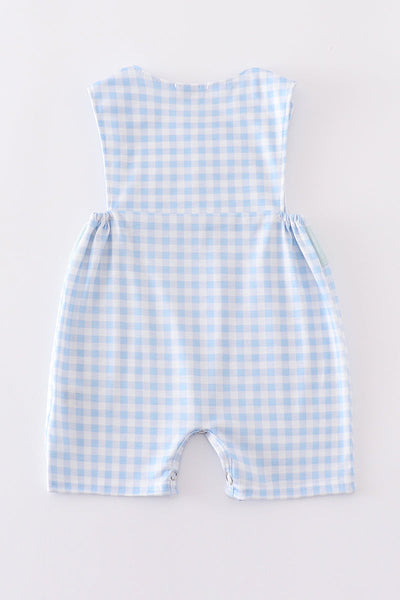 Blue Gingham Bunny Jon Jon