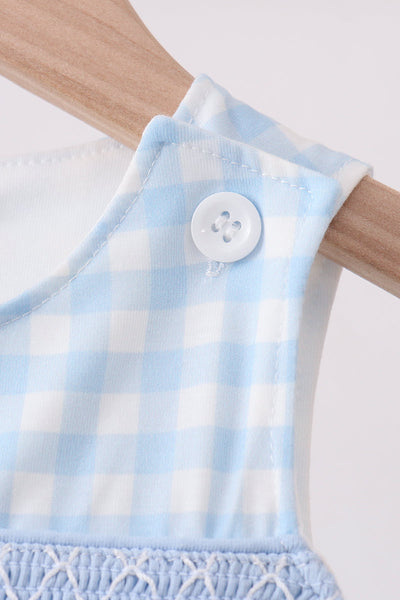 Blue Gingham Jon Jon
