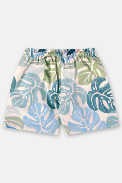 Aesthetic Leaves Swim Short