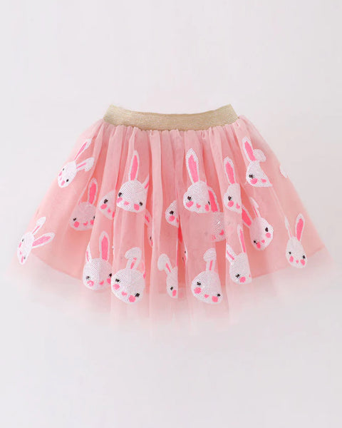 Rabbit Sequin tulle skirt