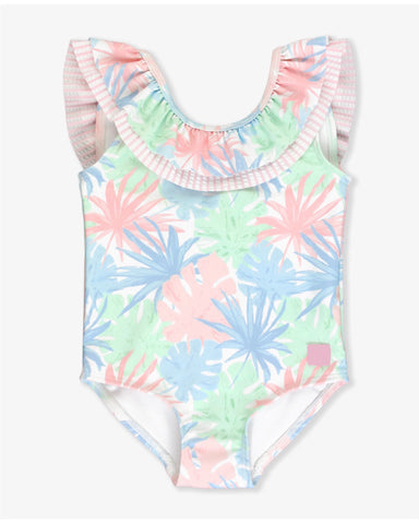 Palm Leaves One Piece Swimsuit