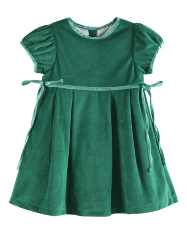 Green Velour Dress