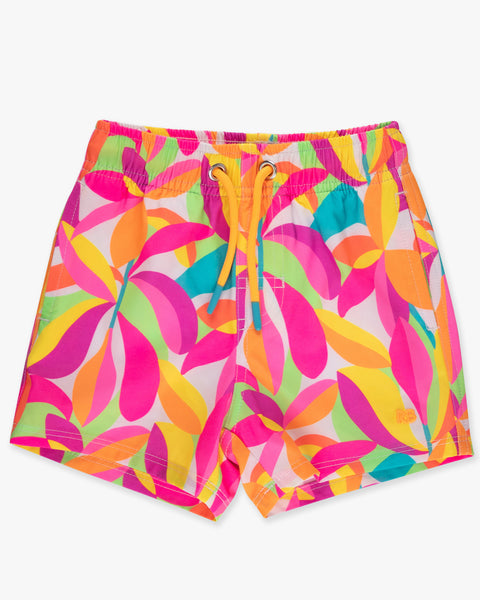 Neon Tropical Swim Trunk