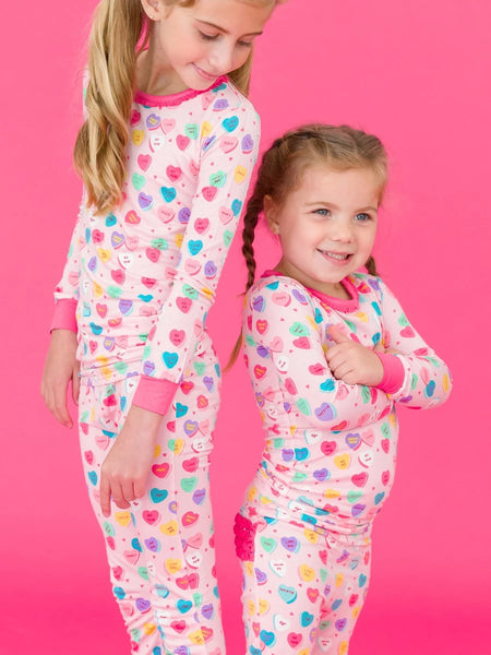 Candy Hearts Pajama Set