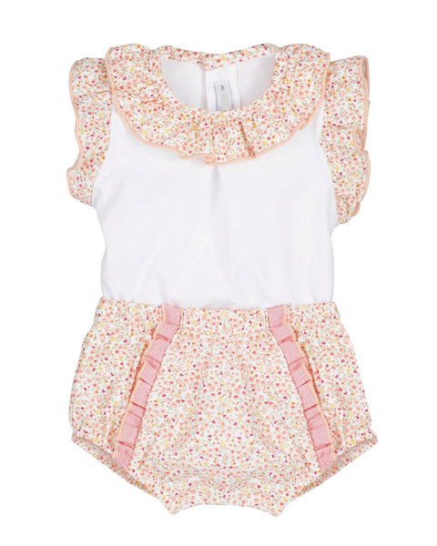 Mini Floral Baby Top & Bloomer