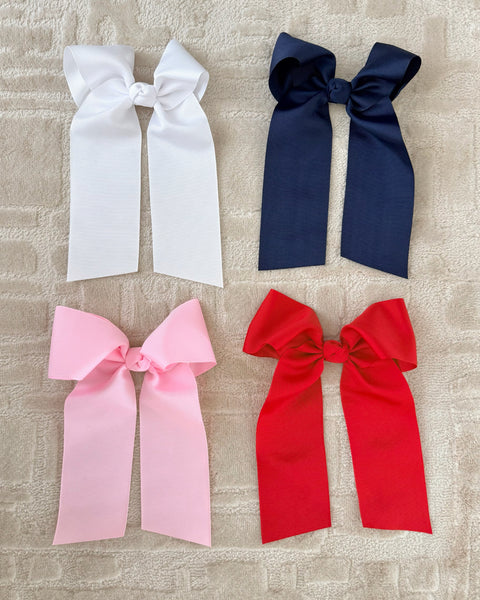 Huge Hair Bow with Tails