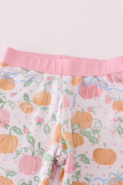 Pumpkin Bamboo Pajama: 2T
