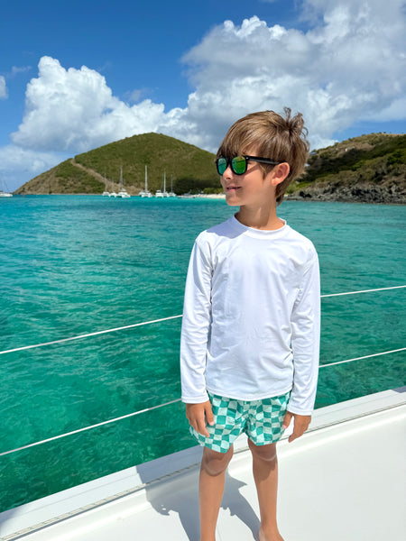 Checkers Swim Trunk