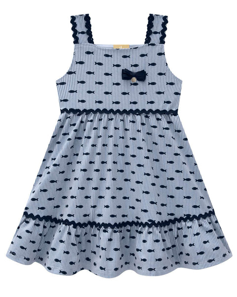 Navy Fishes Dress