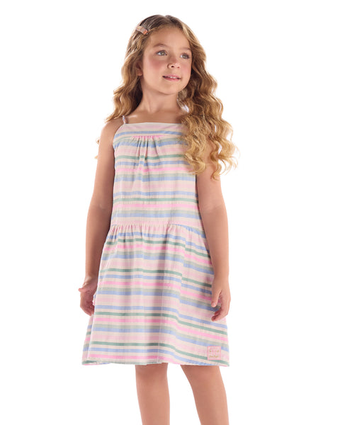 Woven Striped Dress