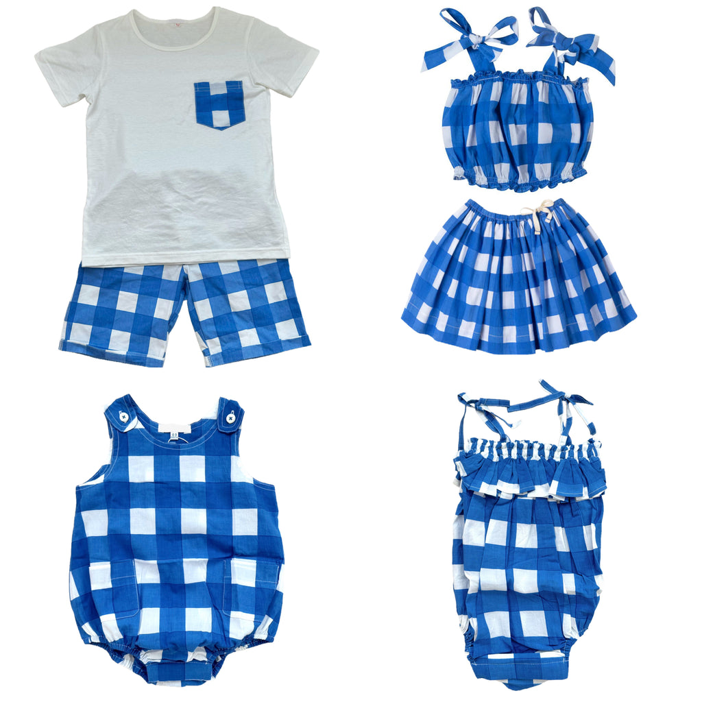 Amalfi Check Boy Set: 6-7Y & 7-8Y – Mauricio & Miranda Kid's Boutique