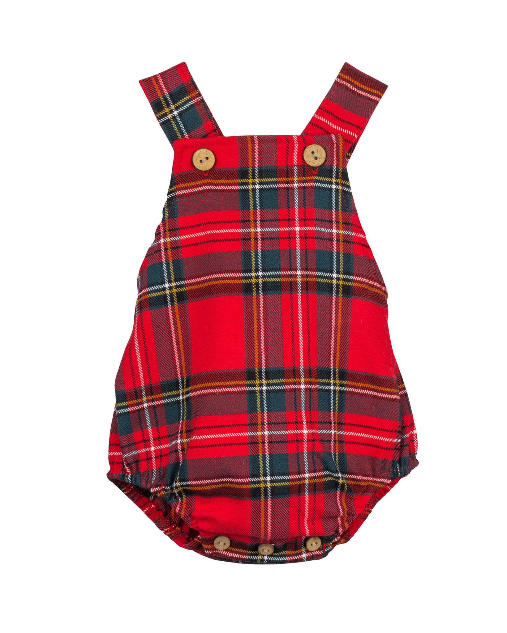 Red & Green Tartan Bubble Romper