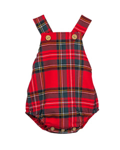 Red & Green Tartan Bubble Romper