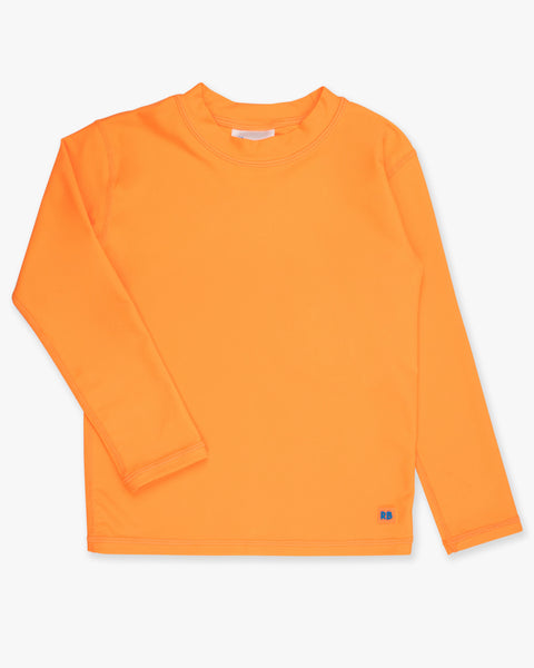 Neon Orange Long Sleeve Rash Guard