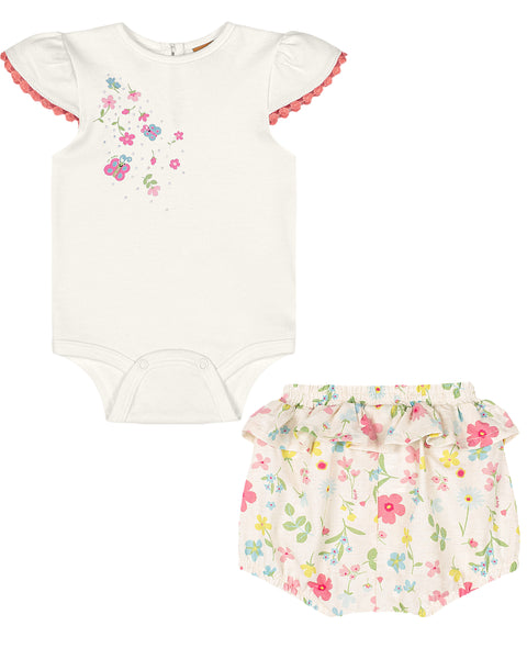 Floral Woven Baby Set