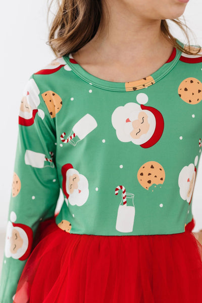 Santa's Milk & Cookies Tutu Dress