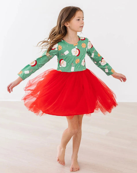 Santa's Milk & Cookies Tutu Dress