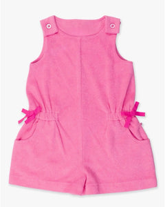 Pink Terry Cover Up Romper