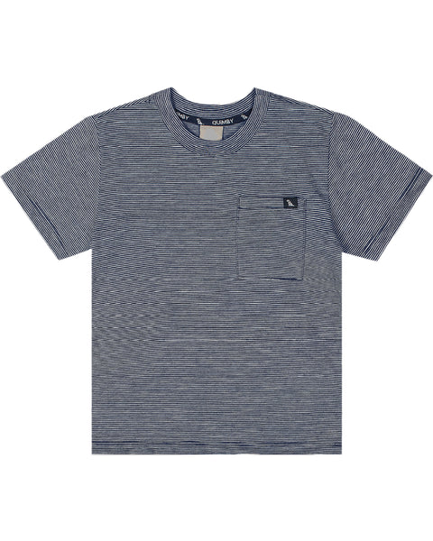 Navy Yarn Dyed T-Shirt
