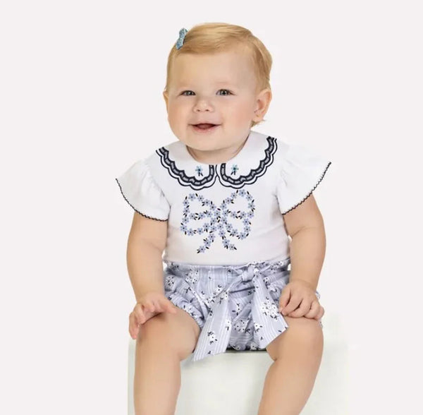 Blue Bell Bow Set