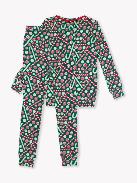 Peppermint Ruffle Pajama Set