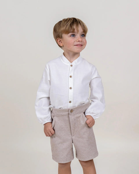 Boy Natural Short Set