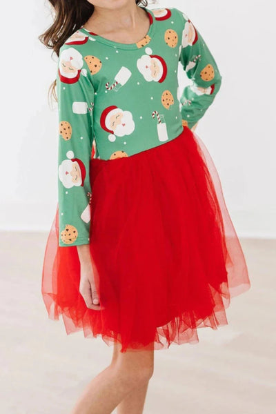 Santa's Milk & Cookies Tutu Dress