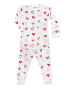 I love You Footie Pima Cotton Pajama